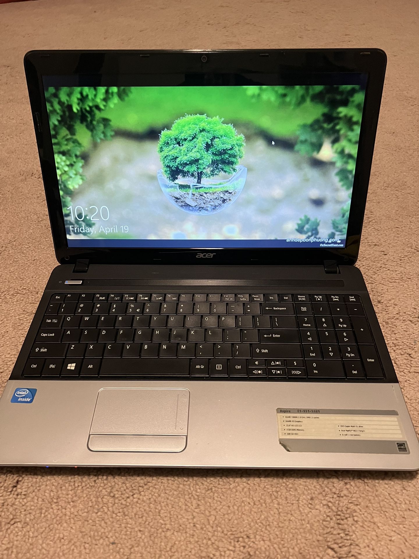 Laptop Acer LCD 15”