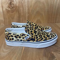 Vans Slip on Leopard Size 6.5 Womens $60