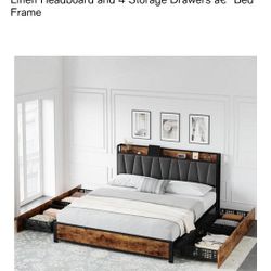 King Adjustable Frame & Sealy Mattress