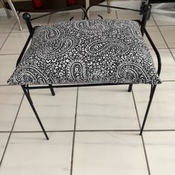 Small Stool With Cushion