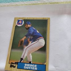 Atlanta Braves 1987 Topps Baseball Cards 