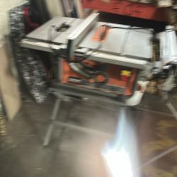 Rigid Table Saw ; Trades Alright ; Negotiable 