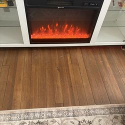 FIREPLACE TV STAND 