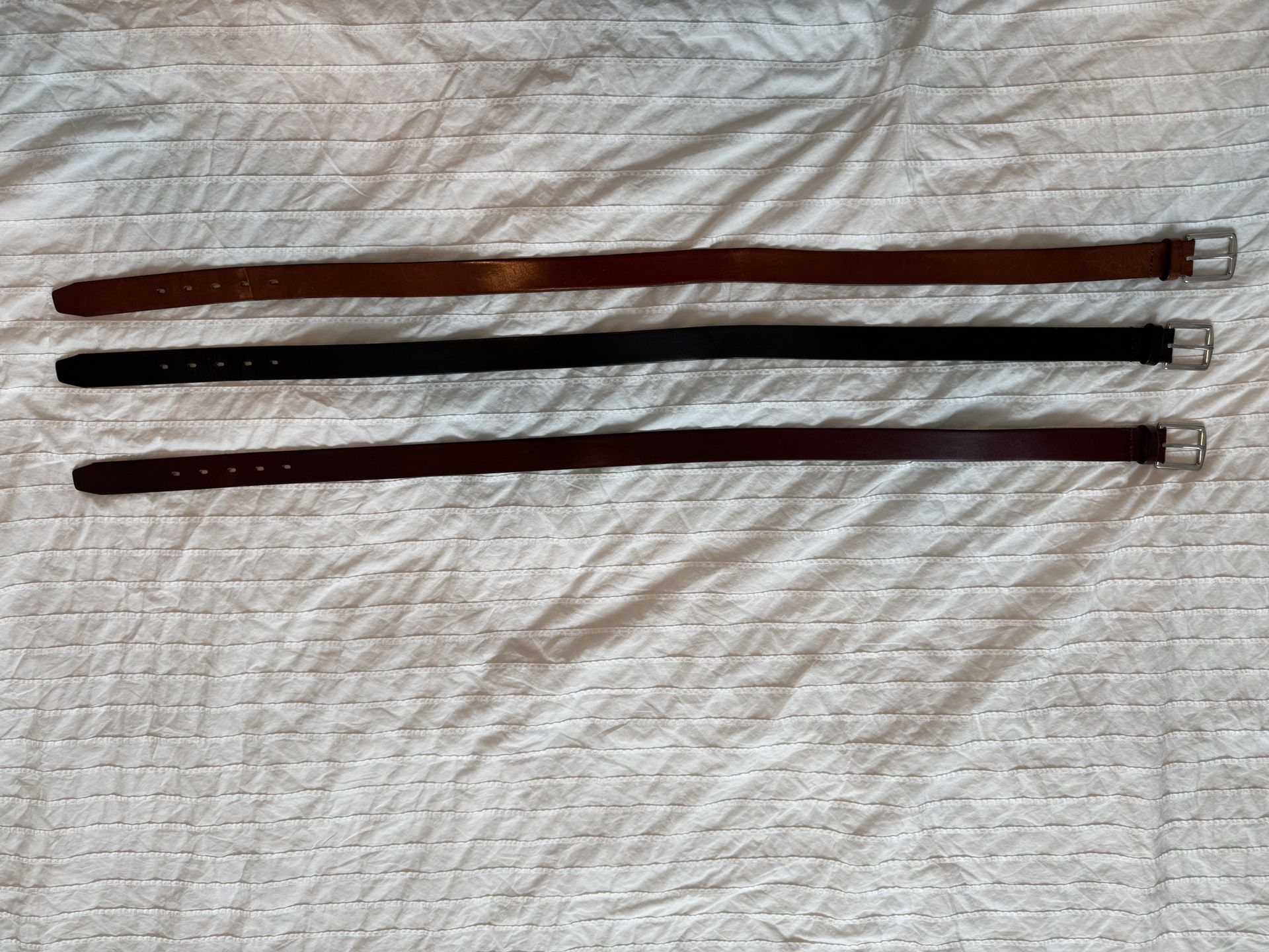 Cognac Dress Belt (34) - Banana Republic