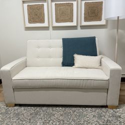 Queen Convertible Futon Sleeper Sofa - Like New 