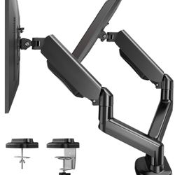 Dual Monitor Stand, Adjustable Gas Spring Monitor Arm for 15 to 27 Inch, Dual Mo