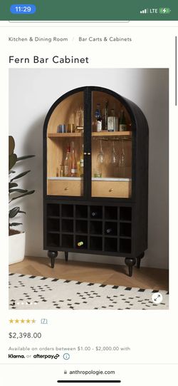 Anthropology Black Fern Bar