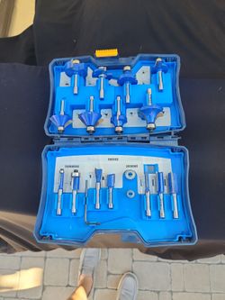 Ryobi Router Bit Set in Carrying Case