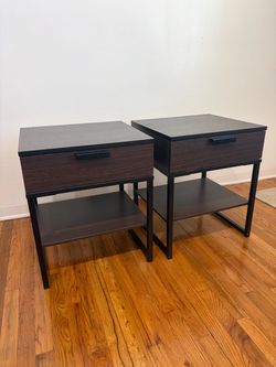 2 IKEA Nightstands — $50/pair