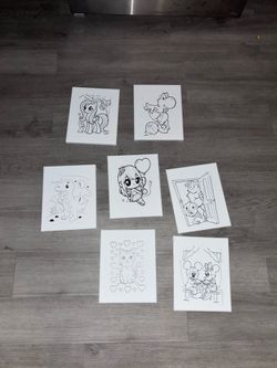 Custom canvas paint kit