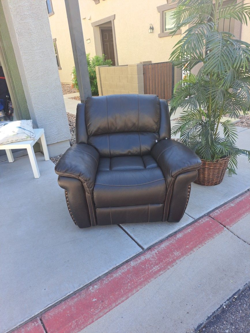 Leather Recliner 