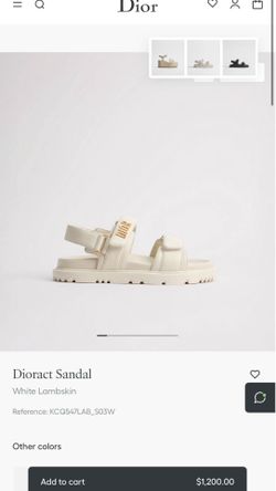 Dior sandals