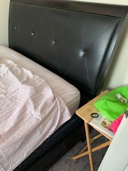 Queen Head Board Mattress and Box spring