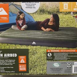 Air Mattress Ozark Trail 10" Queen Size Indoor & Outdoor Camping With Pump NEW.