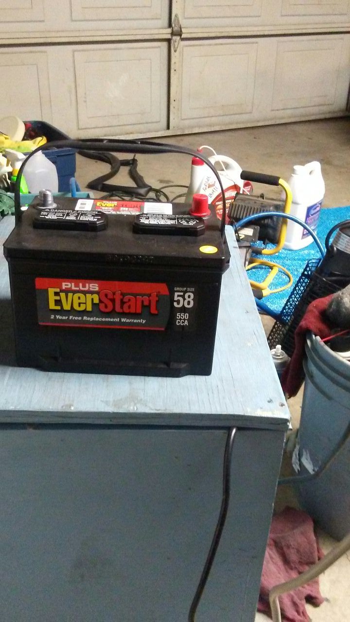 Brand new 58-3 Everstart car battery!