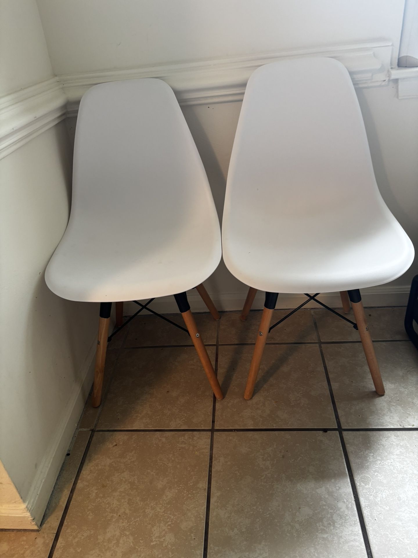 2 Modern Chairs