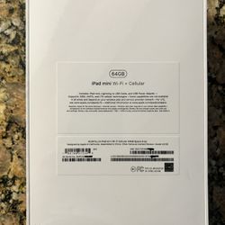 iPad Mini 5th Gen Wi-Fi + Cellular 