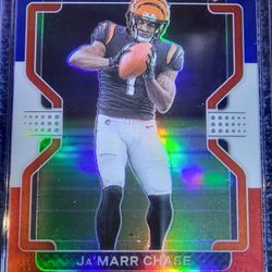 Ja'Mar Chase RED,WHITE &BLUE ROOKIE