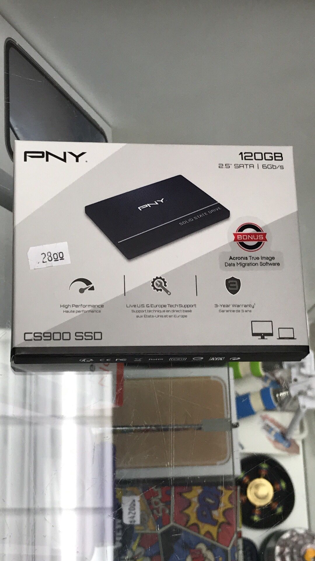 Solid State Drive PNY 120GB SSD (New) Sellado