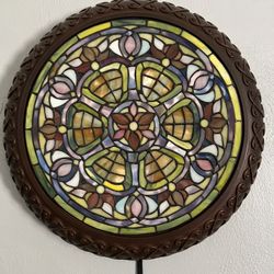 Unique Art Stained Glass Wall Mounted Lamp