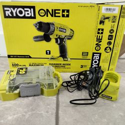 Impact Driver/ 18V 1/2" Hammer Drill With High Performance Battery 