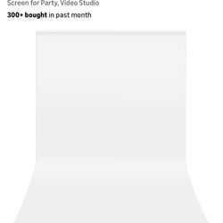 10’x20’ White photo Backdrop