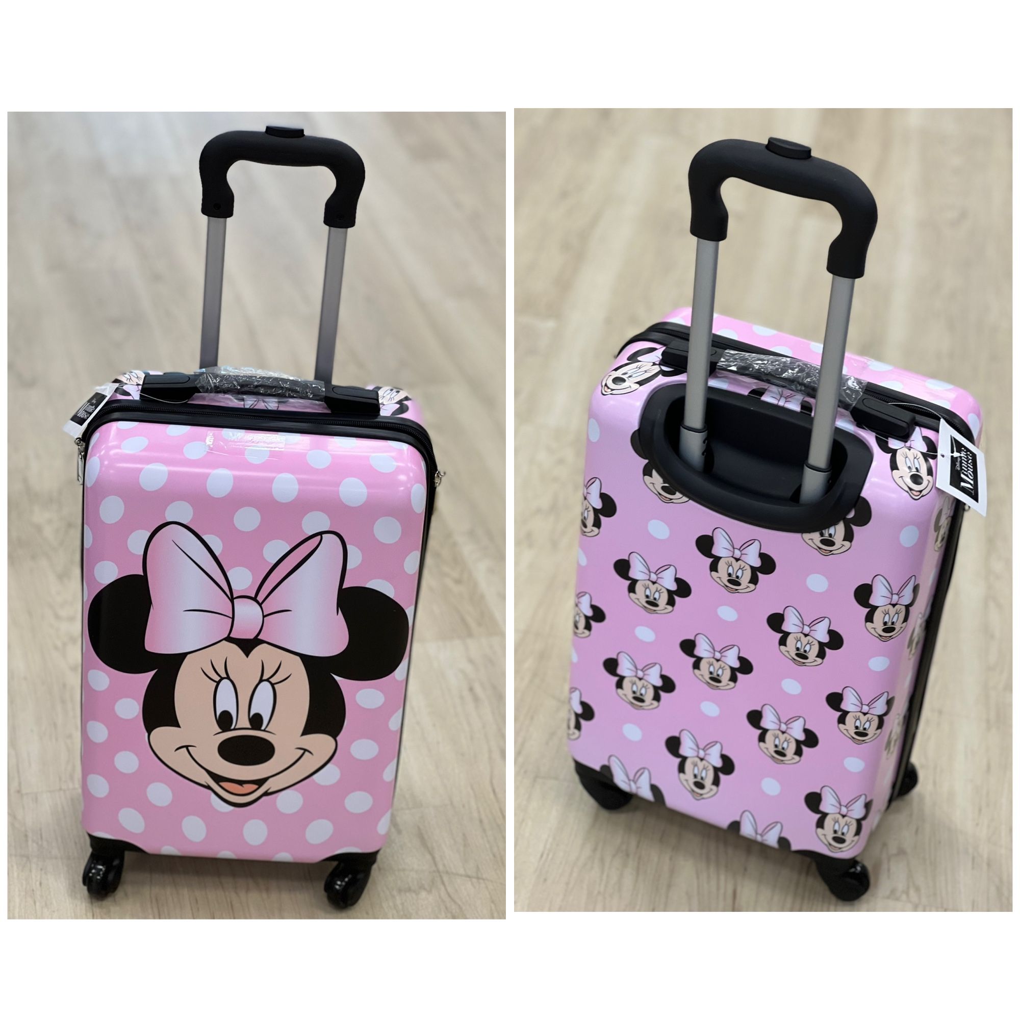 disney minnie mouse luggage carry on 20”