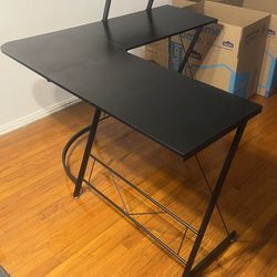 Black L Shaped Desk