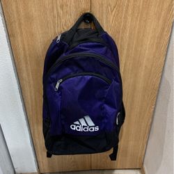 Purple Big Adidas Backpack