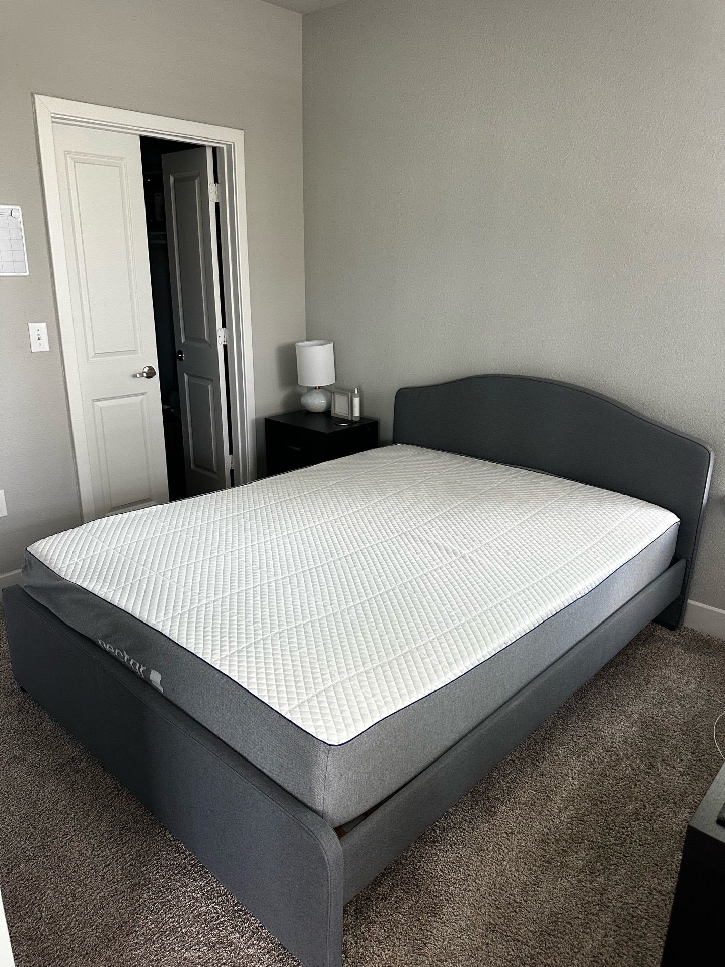 Queen Nectar Mattress + Bed frame