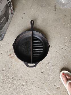 Cast Iron Divided Skillet