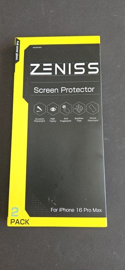 Zeniss Screen Protector For Iphone 16 Pro Max 2 Pack