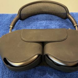 Apple AirPods Max Space Gray Lightning w/ WaterField Case + Max Stand