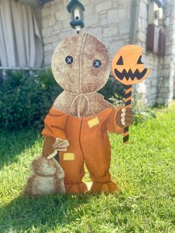 Custom Made Halloween Wood Cut Out Sam
