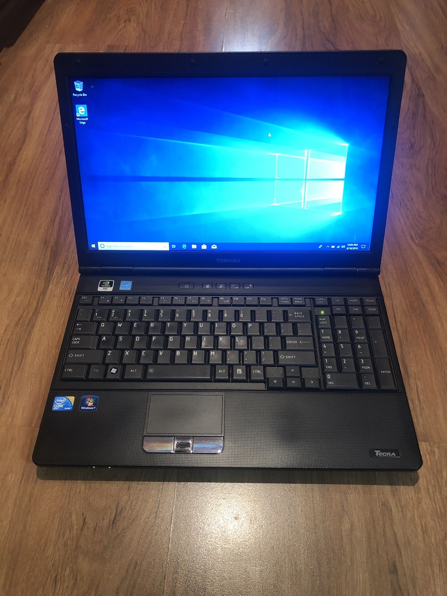 Toshiba TECRA A11 core i5 4GB Ram 250GB Hard Drive 15.6 inch Windows 10 Pro Laptop with charger in Excellent Working condition!!!!!!!!