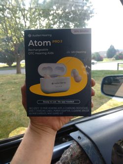 Audien Hearing Atom Pro 2 Rechargeable Hearing Aids 
