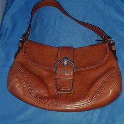 Coach Soho F10192 Brown Leather Buckle Flap Shoulder Bag for Sale in  Roselle, IL - OfferUp