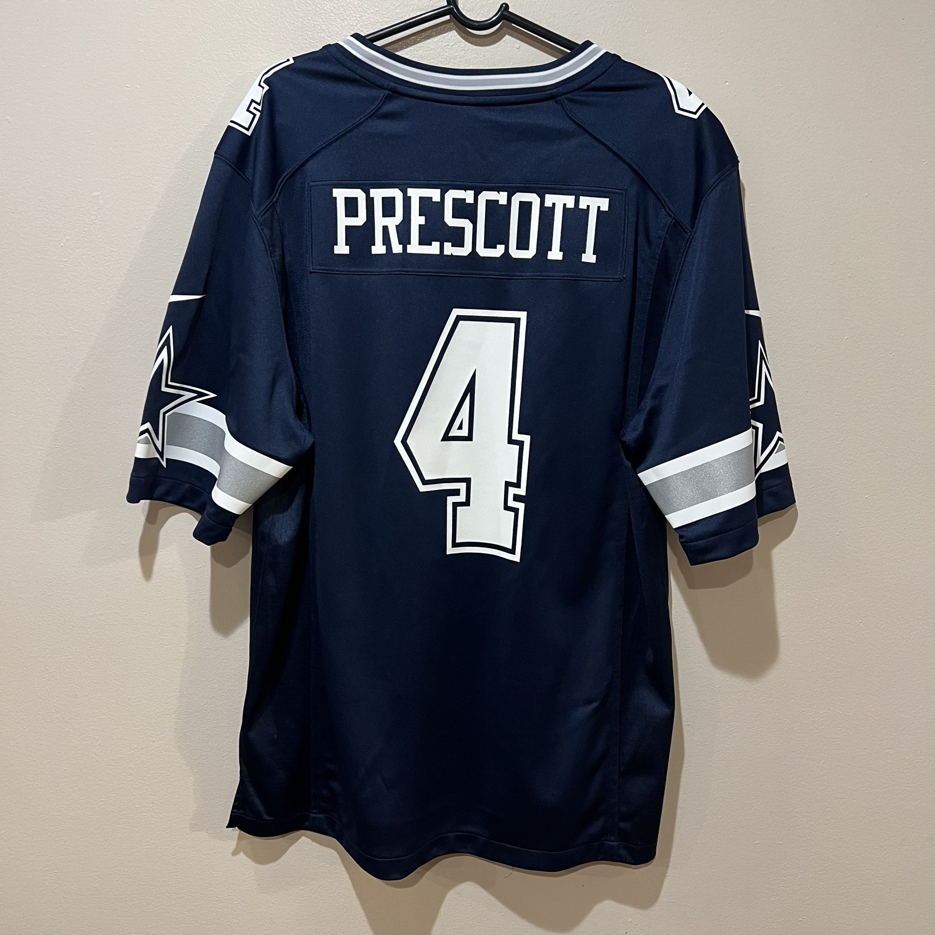 Nike Men's Home Limited Jersey Dallas Cowboys Dak Prescott #4 Size L