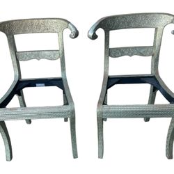 Two Amazing Decorative Chairs. Made In India