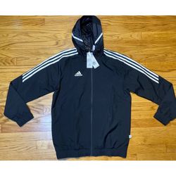 Adidas Con22AW All-Weather waterproof  Hooded jacket Men’s Sz M New Black