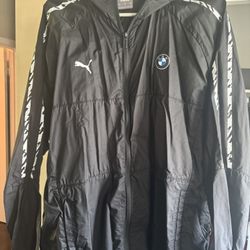 Puma Men's BMW Motorsport Windbreaker Race Jacket.
