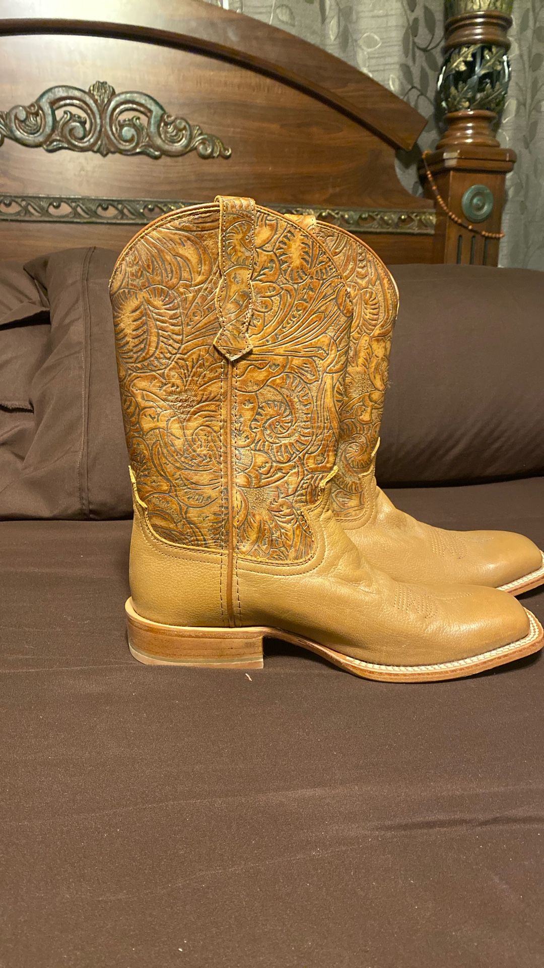 Botas Size 7 B 100 Piel  Usadas 1 Vez