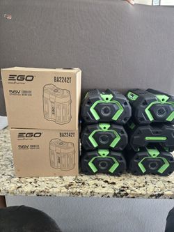 Ego Power 56 Volt 4 Ah Battery $170 each One 