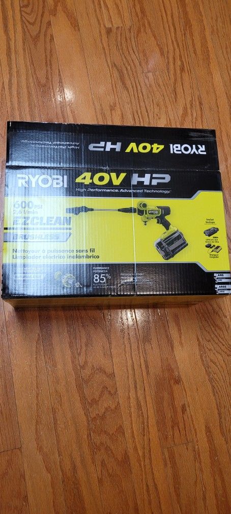Ryobi 40V 'HP' 'EZCLEAN' Power Cleaner Kit