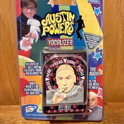 Vintage 1999 Playmates Austin Powers Dr Evil Vocalizer Electronic SEALED Toy