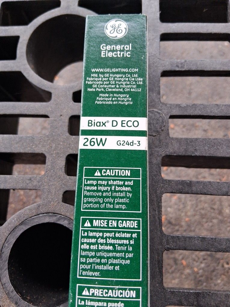 FLUORESCENT LAMPS BIAX D ECO 26 WATTS 2 PIN