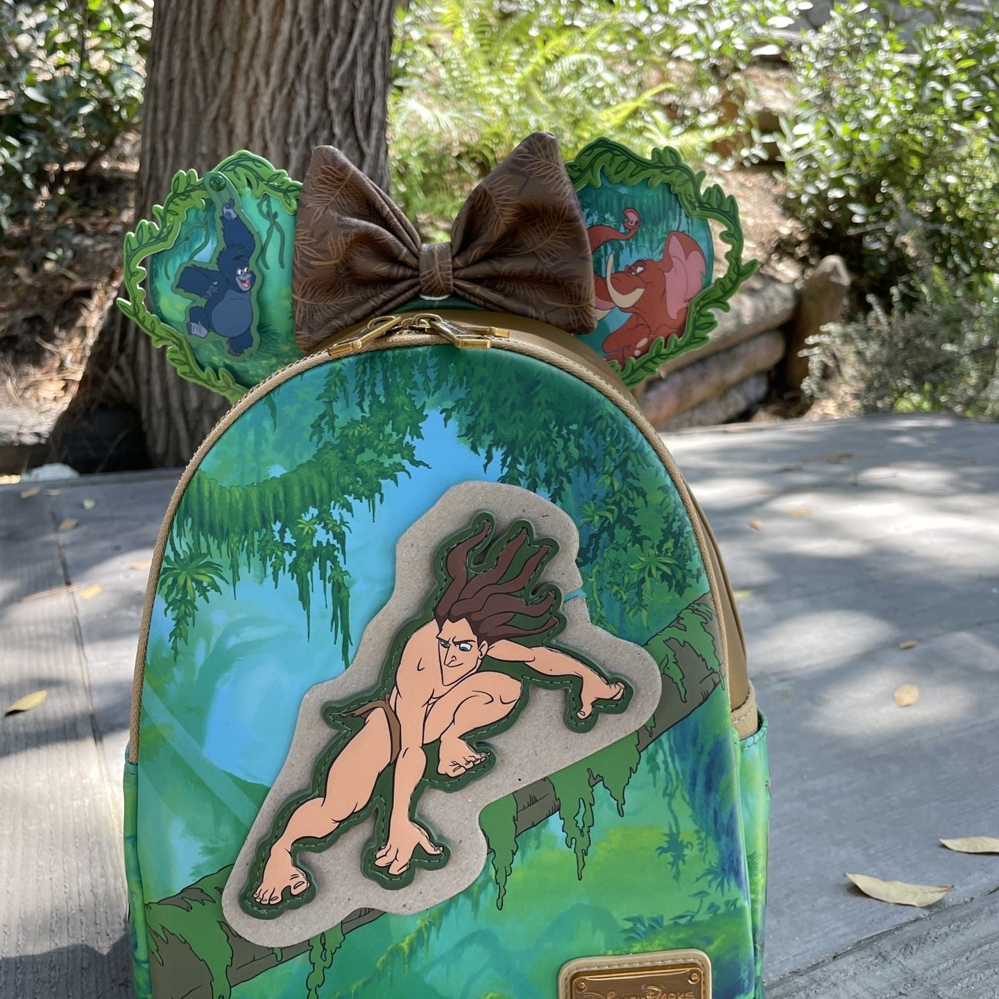 Loungefly Disney Tarzan 25th Anniversary Mini Backpack NWT ? The Tarzan 25th Anniversary merchandise collection is now  main image 3