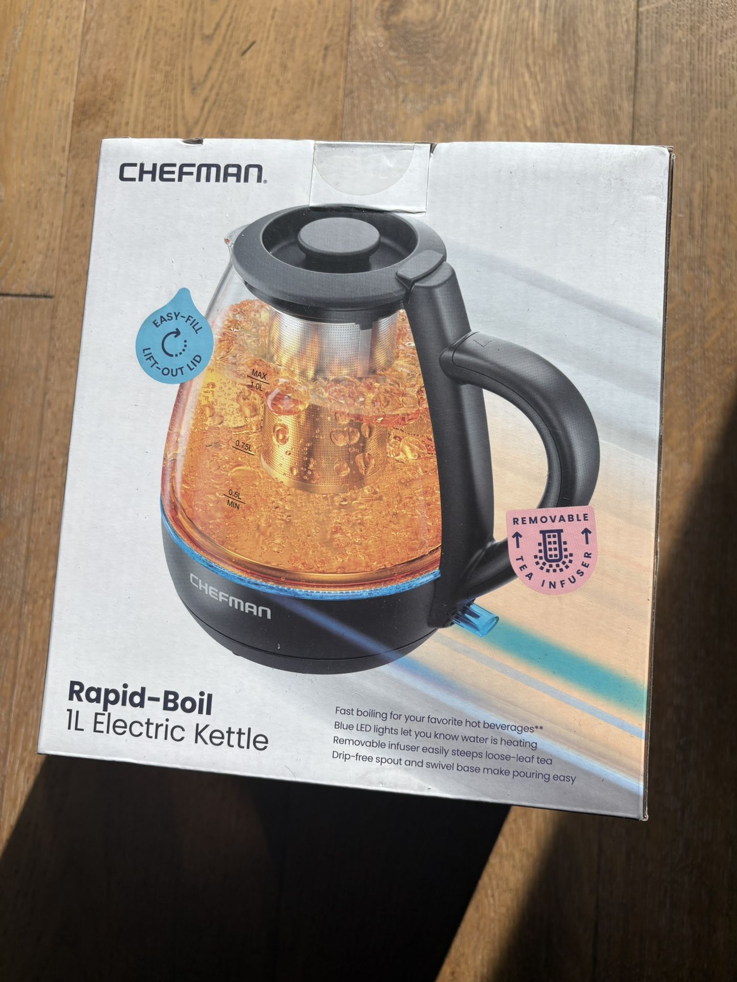 Chefman Rapid Boil Electric Kettle