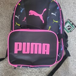 Puma Backpack With Lunch Bag Brand New 