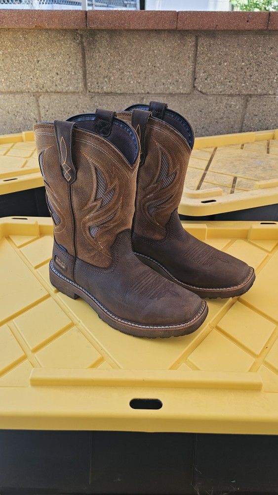 Size 9.5 D Ariat Work Boots Soft Toe